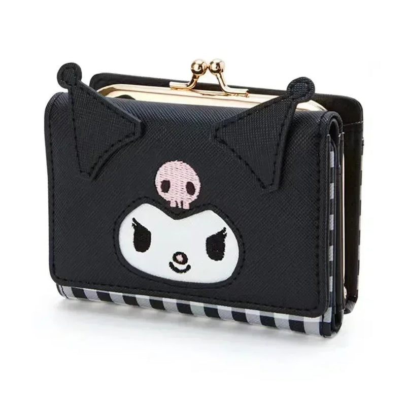 Hello Kitty Coin Purse Creative Small Wallet Wholesale Mini Purses My Melody Kuromi Keychain Wallet  Purse Kawaii Clutch