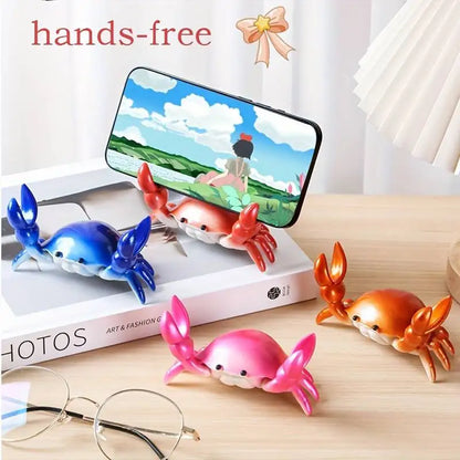 Very Creative Desktop Crab-Shaped Stand for Glasses, Pencils, and Mobile Phones; a Decorative Item for Closets, Bookshelves, and Entryways; a Birthday or Housewarming Gift