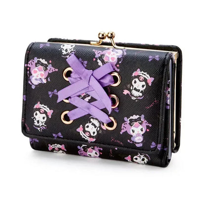Hello Kitty Coin Purse Creative Small Wallet Wholesale Mini Purses My Melody Kuromi Keychain Wallet  Purse Kawaii Clutch