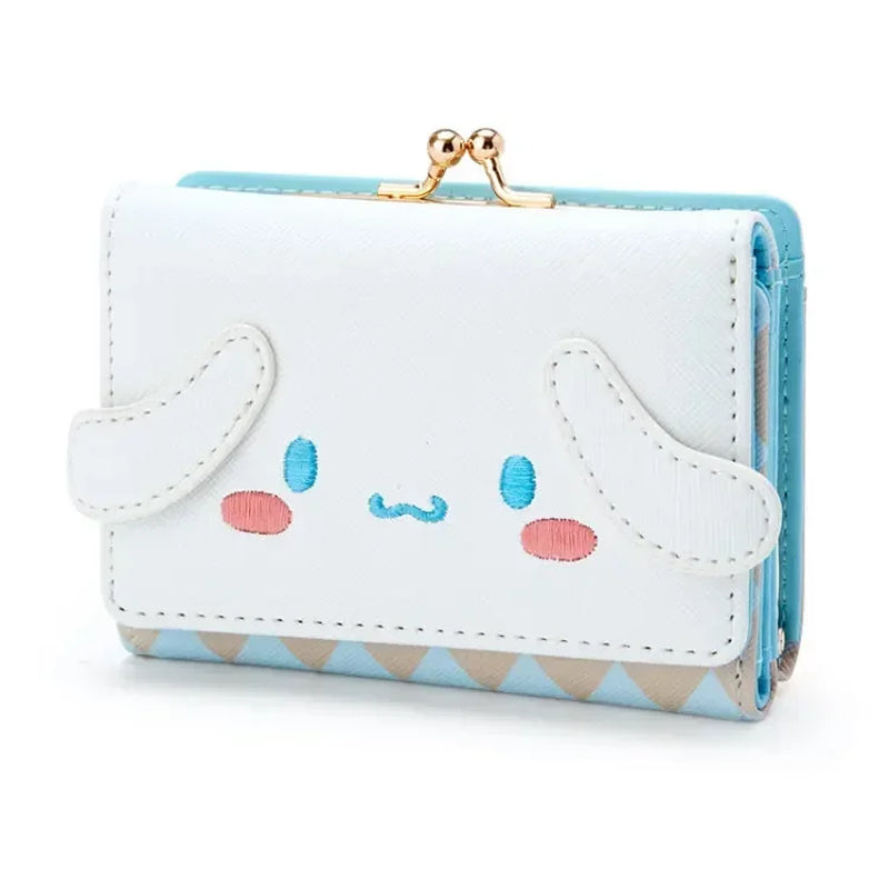 Hello Kitty Coin Purse Creative Small Wallet Wholesale Mini Purses My Melody Kuromi Keychain Wallet  Purse Kawaii Clutch