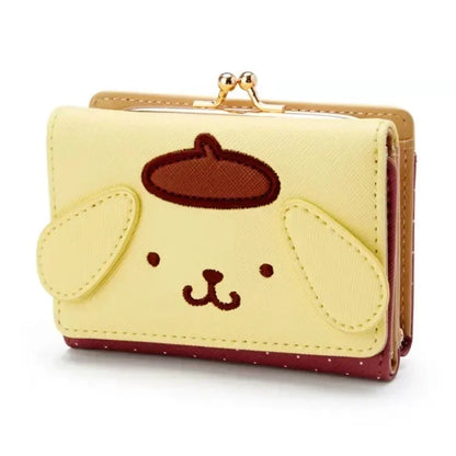 Hello Kitty Coin Purse Creative Small Wallet Wholesale Mini Purses My Melody Kuromi Keychain Wallet  Purse Kawaii Clutch