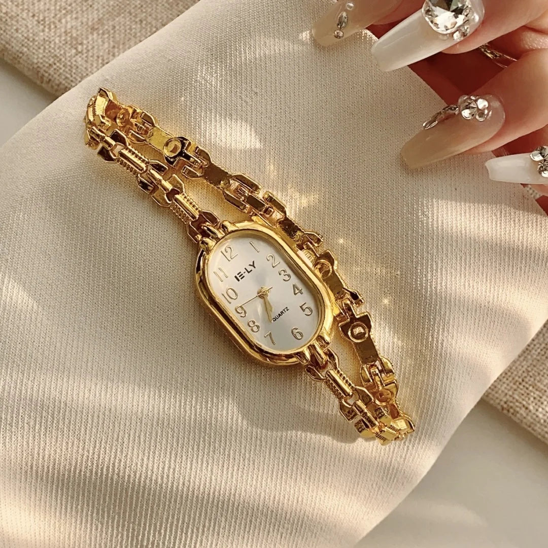 Women Watches Top Brand Luxury Wristwatches Ladies Fashion Gold Bracelet Watch Female Elegant Clock Women Montre Femme