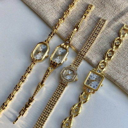 Women Watches Top Brand Luxury Wristwatches Ladies Fashion Gold Bracelet Watch Female Elegant Clock Women Montre Femme