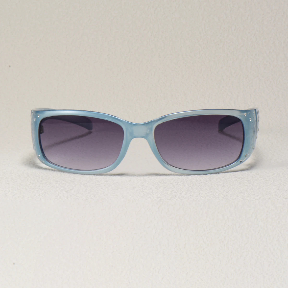 Pattern Decoration Diamond-Encrusted Square Frame Sunglasses Retro Style Daily Classic Fashion Ladies Vacation Travel Glasses