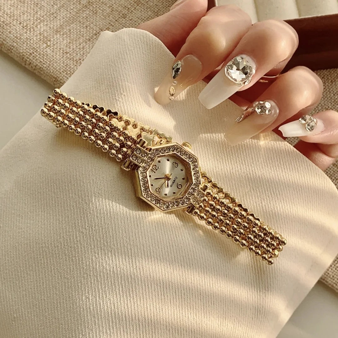 Women Watches Top Brand Luxury Wristwatches Ladies Fashion Gold Bracelet Watch Female Elegant Clock Women Montre Femme