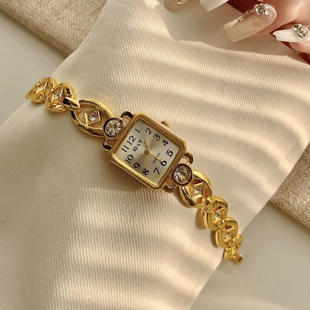 Women Watches Top Brand Luxury Wristwatches Ladies Fashion Gold Bracelet Watch Female Elegant Clock Women Montre Femme