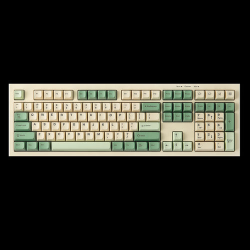 S102 100% Full Size Layout Wired Only Membrane Gaming Silent Keyboard with Number Pad & RGB Backlight for Pc/Game/Office