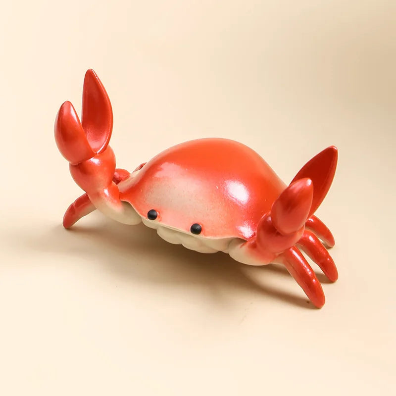 Very Creative Desktop Crab-Shaped Stand for Glasses, Pencils, and Mobile Phones; a Decorative Item for Closets, Bookshelves, and Entryways; a Birthday or Housewarming Gift