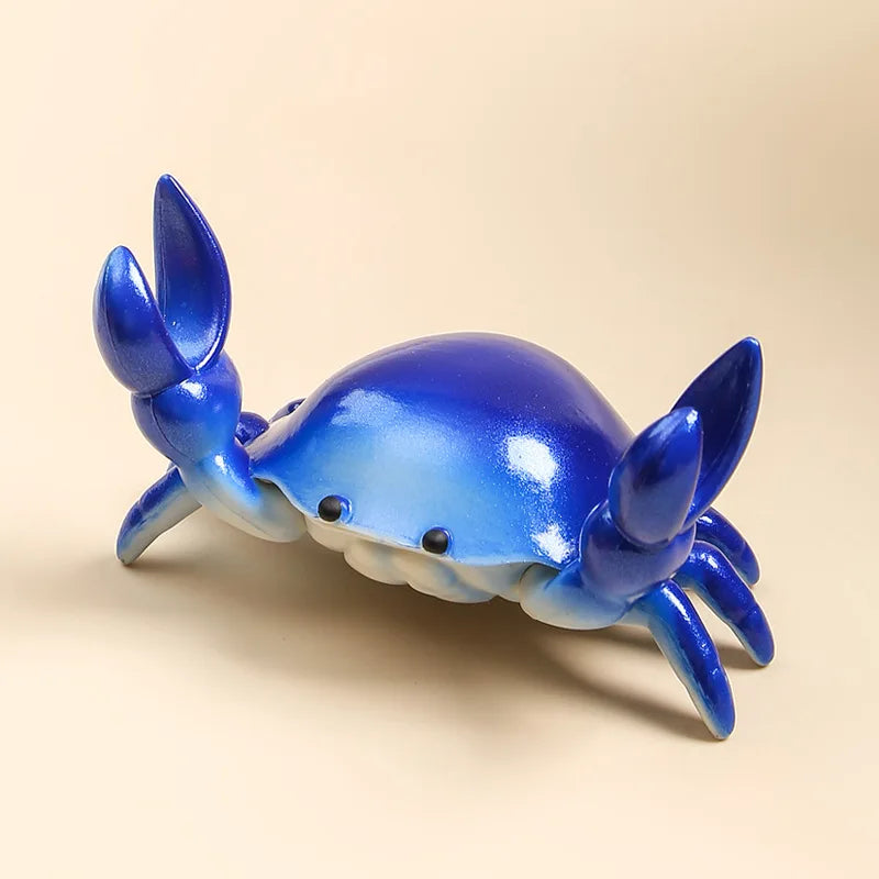 Very Creative Desktop Crab-Shaped Stand for Glasses, Pencils, and Mobile Phones; a Decorative Item for Closets, Bookshelves, and Entryways; a Birthday or Housewarming Gift
